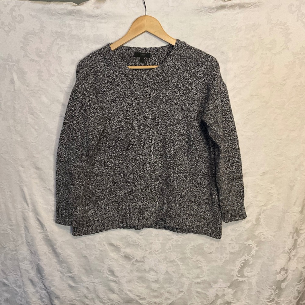 J Crew Marled Knit Crew Neck Sweater‎ Size Small Pullover Top